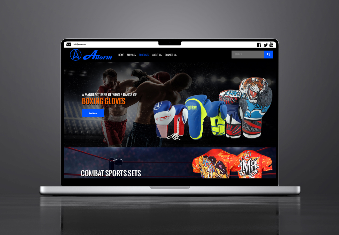 Anorm Sports Website