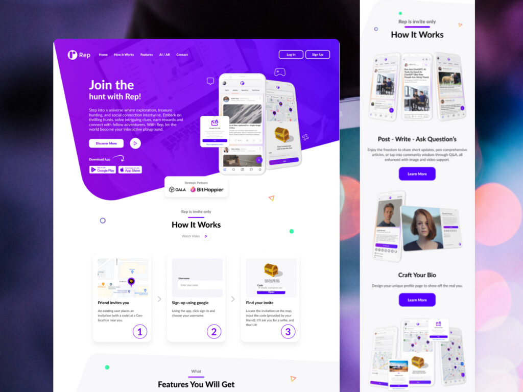 Rep.Run Social Platform