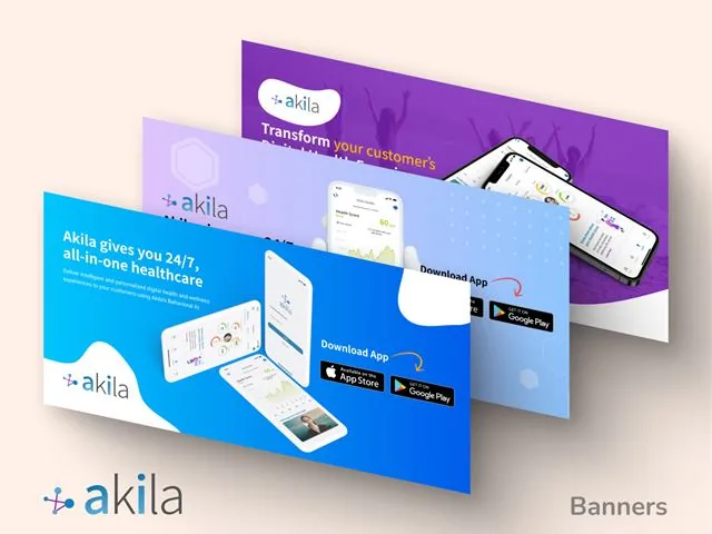 Akila Labs digital banner set
