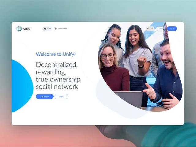 Unify social platform concept design